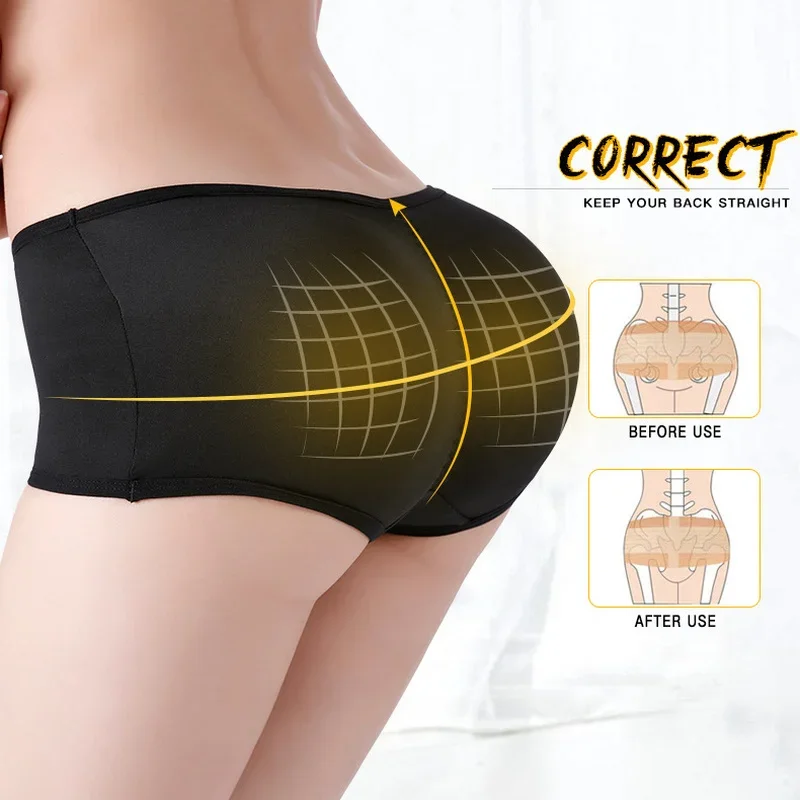 S65e2140336c342d88a1a602ef7371011f Body Shaper Women Fake Rich Ass Large Tummy Control Pad Buttock Raiser Bum Lifter Hip Filling Waist - Image 2