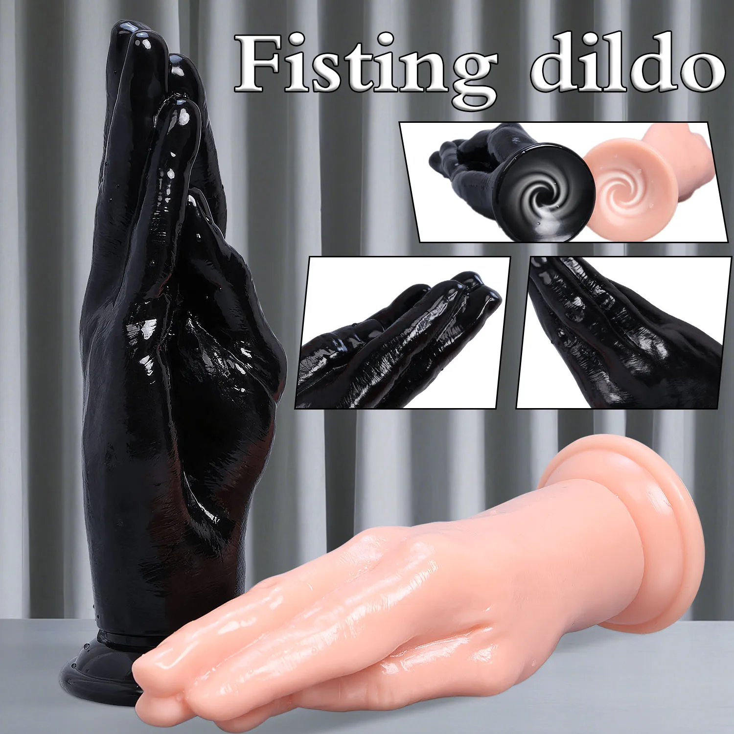 G-spot Hand Anal Plug Stuffed Masturbate Sex Toys Ass Plug Large Penis Fist For Women For Men Butt P
