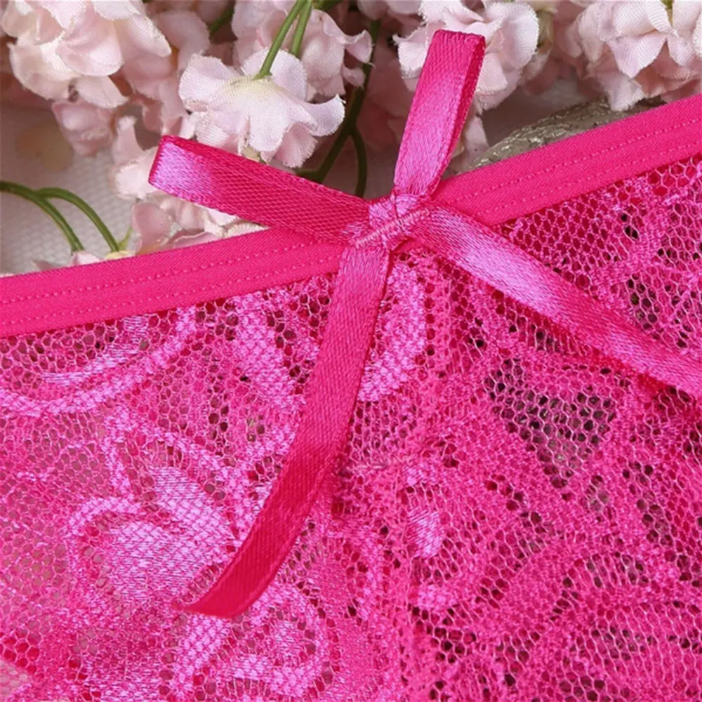 Sf9d3c2913d1549e284869c44d982931ft WAKEWAY Sexy Women Open File Lace G String Thongs Low Waist Seamless Female Underpants - Image 2